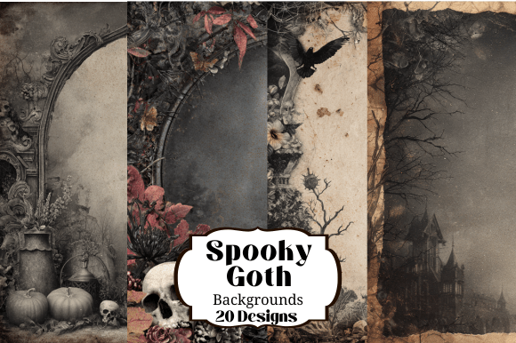 20 Spooky Goth Backgrounds for Dark, Moody Designs