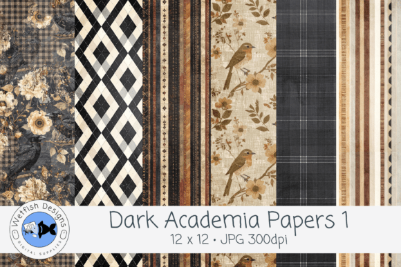 Dark Academia JPG Backgrounds 1: Your Foundation for Moody Design