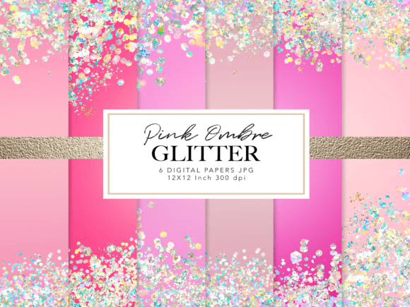 Dazzling Pink Holographic Glitter Backgrounds: A Designer's Dream