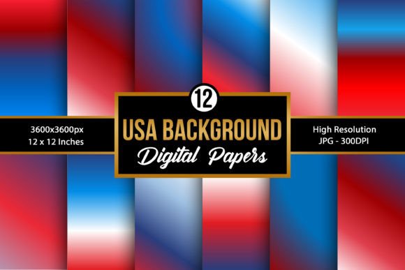 Elevate Your 4th of July Crafts with These Gradient Backgrounds