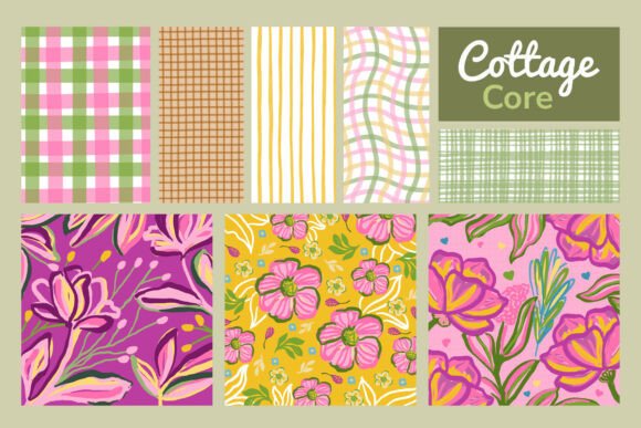 Embrace Warmth: Cottagecore Summer Floral Backgrounds for Your Projects