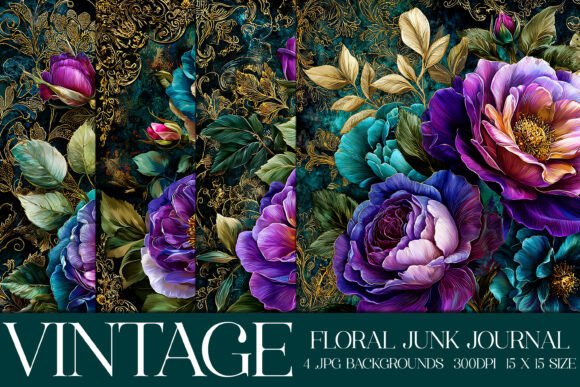 Luxury Floral Flowers Backgrounds, S43