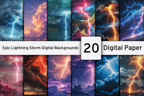 Storm-Chasing Design: The Power of Epic Lightning Backgrounds