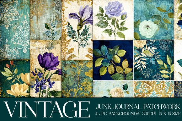 Timeless Textures: Vintage Quilt Style Backgrounds for Modern Design