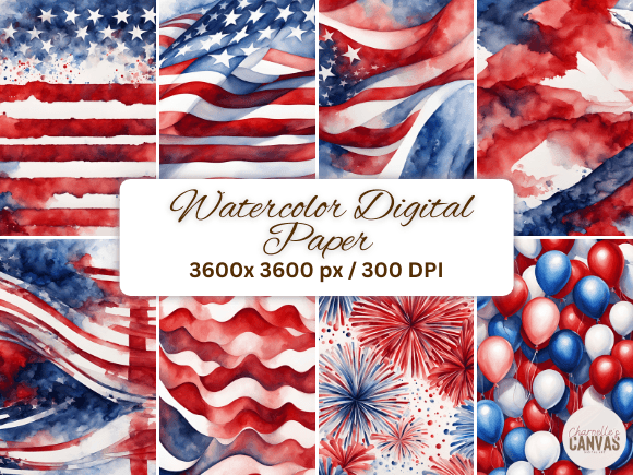 Watercolor Red White & Blue Backgrounds: A Creative's Guide
